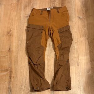 Women’s Fjallraven Keb Trouser Pants Curved 10 timber chestnut brown